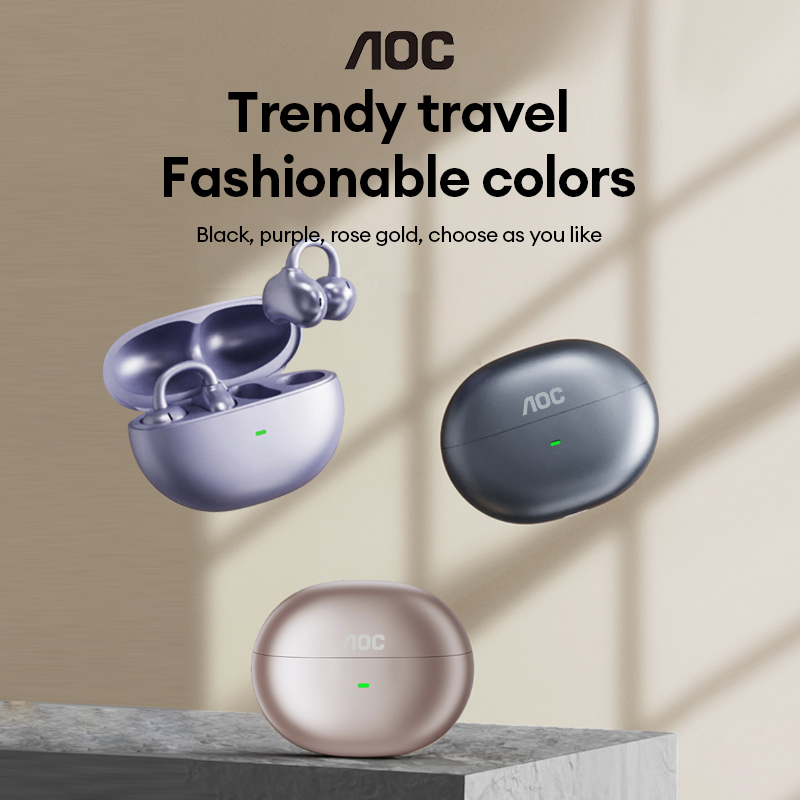 Earphones - AOC ACD2544 Kablosuz Bluetooth Kulak Klipsli