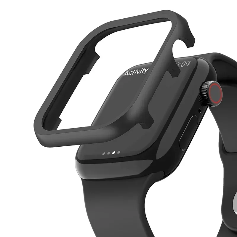 Metal Bumper Aluminum Frame Case - iWatch SE Serisi 10 9 8