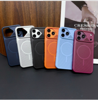 Heat Dissipation Mesh Breathable Case - Apple 18, 18pro, 18promax için fileli,