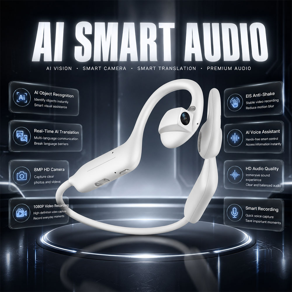 Earphones - YENİ 1080P UHD Bluetooth Kulaklık 800W