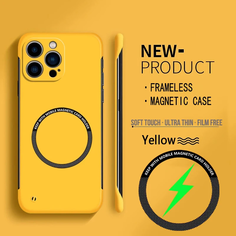Magsafe Manyetik Çerçevesiz Te - Ultra Thin Frameless Phone Cover incelemesi ve fiyatı