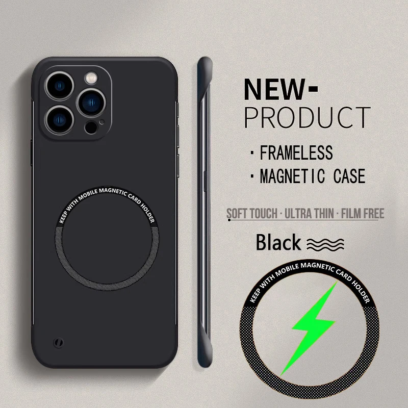 Magsafe Manyetik Çerçevesiz Te - Ultra Thin Frameless Phone Cover incelemesi ve fiyatı