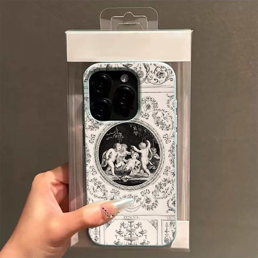 Vintage Barok Melek Desenli Vi - Vintage Floral Pattern Soft Case incelemesi ve fiyatı