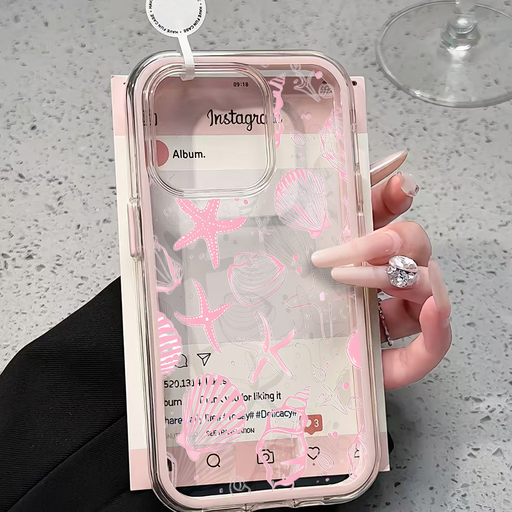 Yaz Pembesi Deniz Kabuğu Şeffa - Clear Shockproof Bumper Case incelemesi ve fiyatı
