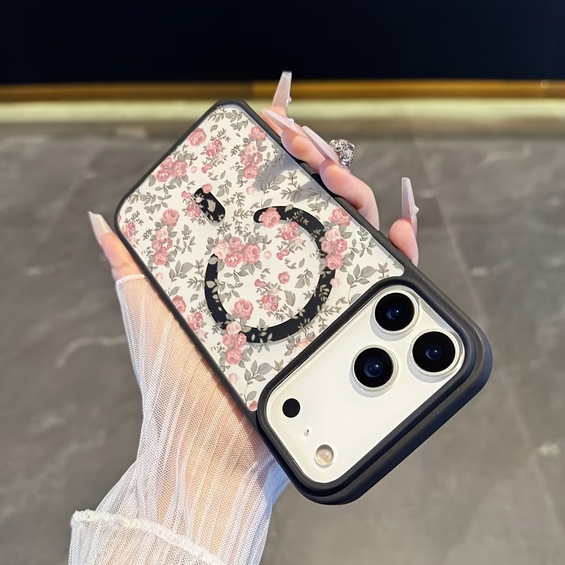 Pembe Minik Gül Desenli Şeffaf - Clear Shockproof Bumper Case incelemesi ve fiyatı
