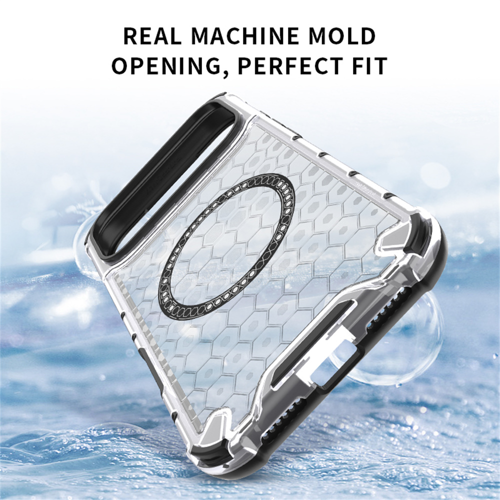 Lüks Temizle Petek Zırh Manyet - Clear Shockproof Bumper Case incelemesi ve fiyatı