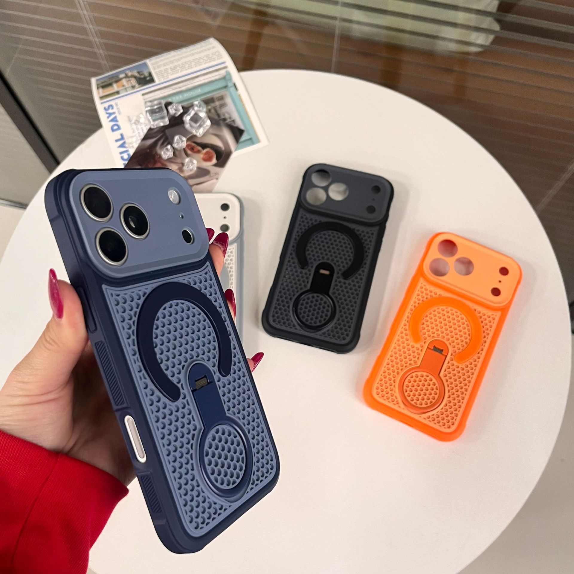 360 °   iPhone 17Air 17Pro Max - Heat Dissipation Mesh Breathable Case incelemesi ve fiyatı